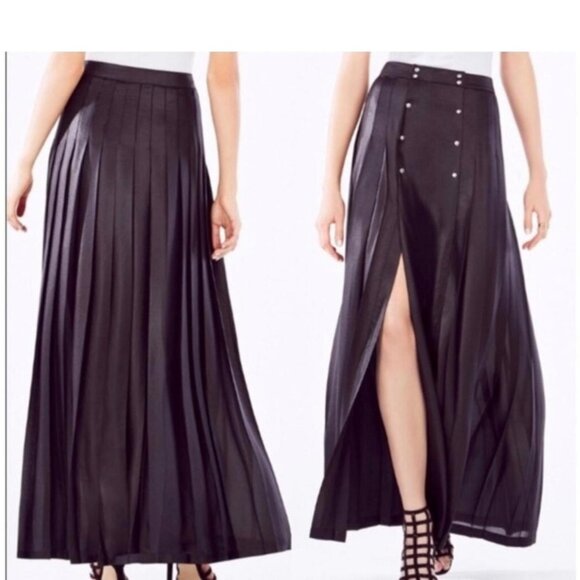 BCBGMaxAzria Lanae Pleated Maxi Skirt - Picture 1 of 7